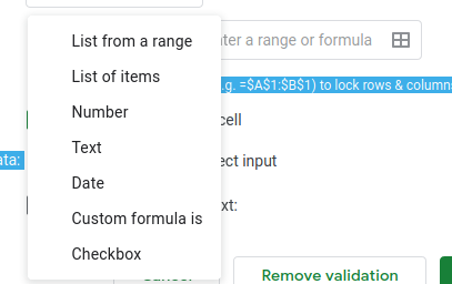 How to create a drop down list in excel